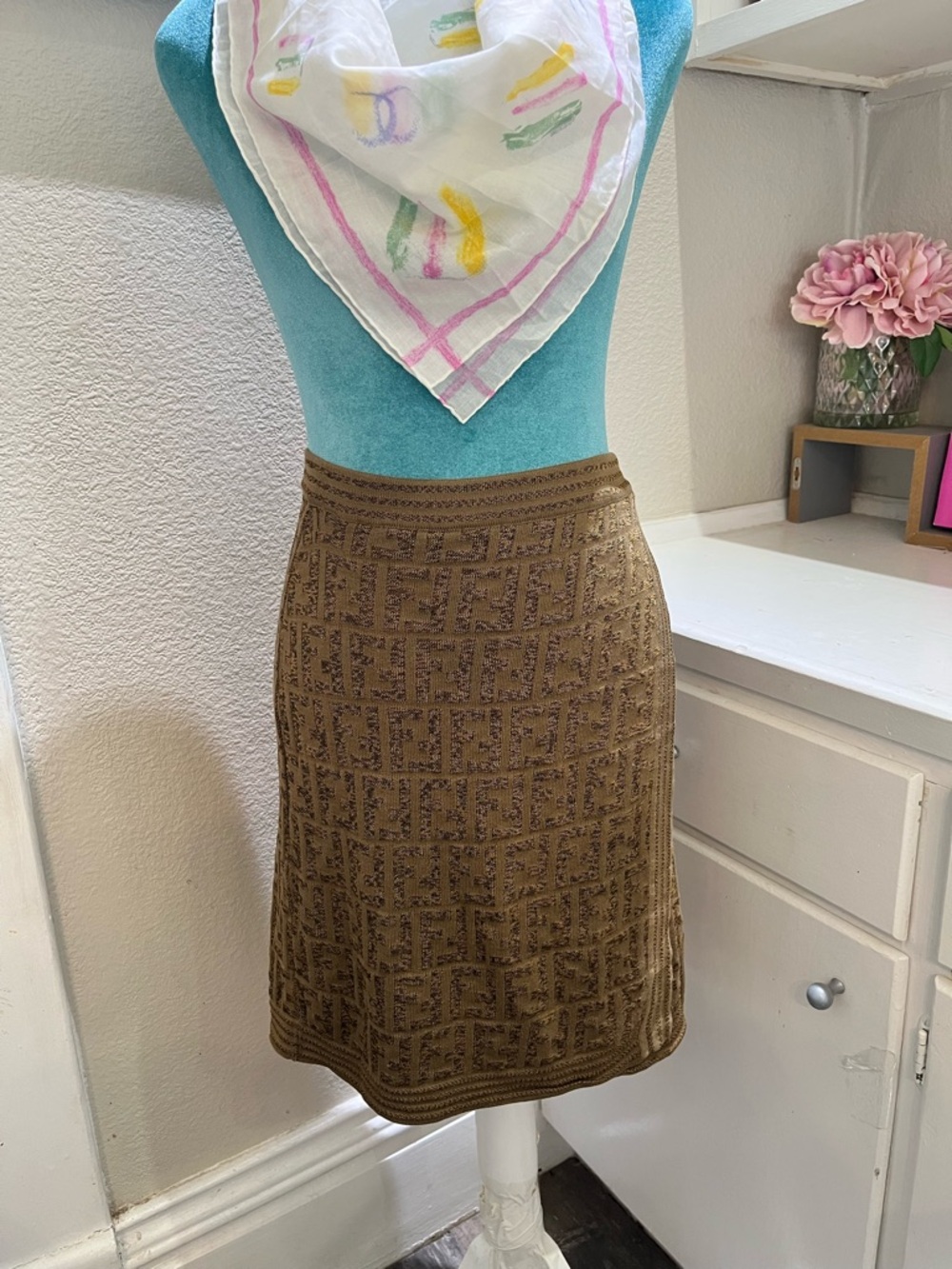 Fendi Monogram Skirt